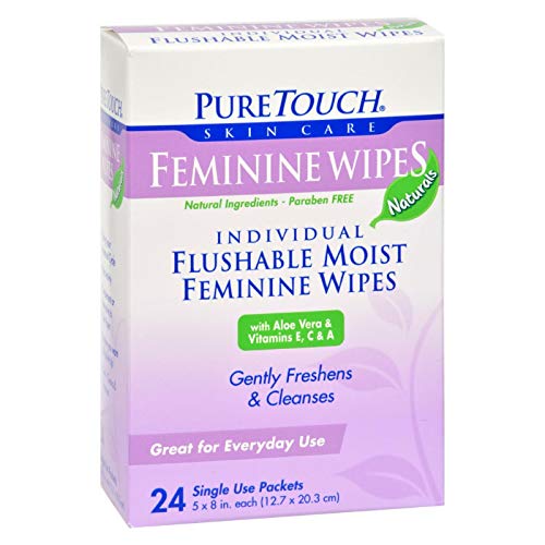 Puretouch Feminine Wipes Flushable - 24 Wipes PureTouch buy supplements canada