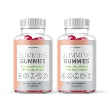 (Official 2 Pack) Slimming Gummies It Works with Apple Cider Vinegar and Sicilian Blood Orange Extract Max-Bio buy supplements canada