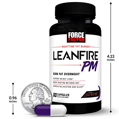 Force Factor LeanFire PM Weight Loss Pills for Women & Men, Fat Burner & Overnight Force Factor buy supplements canada