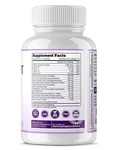 Menopause Relief Supplement Weight Management - Natural Support & Energy, Hormonal Concepta Solutions buy supplements canada