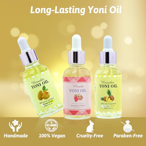 3 Packs Yoni Oil for Women, 100% Natural Feminine Oil Intimate Deodorant for Women, Eliminates Odor Wovarkie buy supplements canada