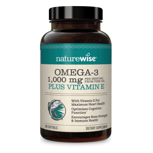 NatureWise High-Potency 1000mg Omega 3 with 600mg EPA, 400mg DHA, & Vitamin E NatureWise buy supplements canada