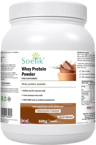 Soetik Whey Protein Powder (Chocolate Flavour) 600g Soetik buy supplements canada
