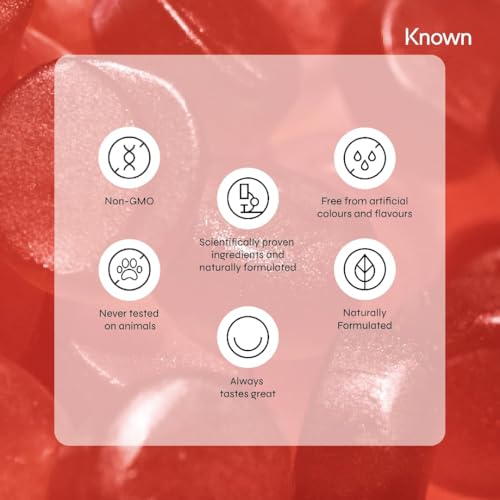 Marine Collagen Gummies by Known Nutrition with Vitamin C | 60 One-a-Day 500mg Hydrolysed Marine Collagen Gummies Known buy supplements canada