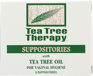 Tea Tree Therapy Vaginal Suppositories with Oil, 6 Count, White Tea Tree Therapy buy supplements canada