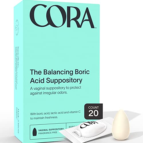 Cora Boric Acid Suppositories | Vaginal Suppository | pH Balance | Prevent Imbalance and Irregular Odor Cora buy supplements canada