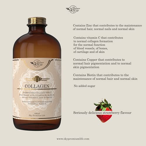 Sky Premium Life Hydrolysed Collagen Type I Food Supplement - Strawberry Taste Sky Premium Life buy supplements canada