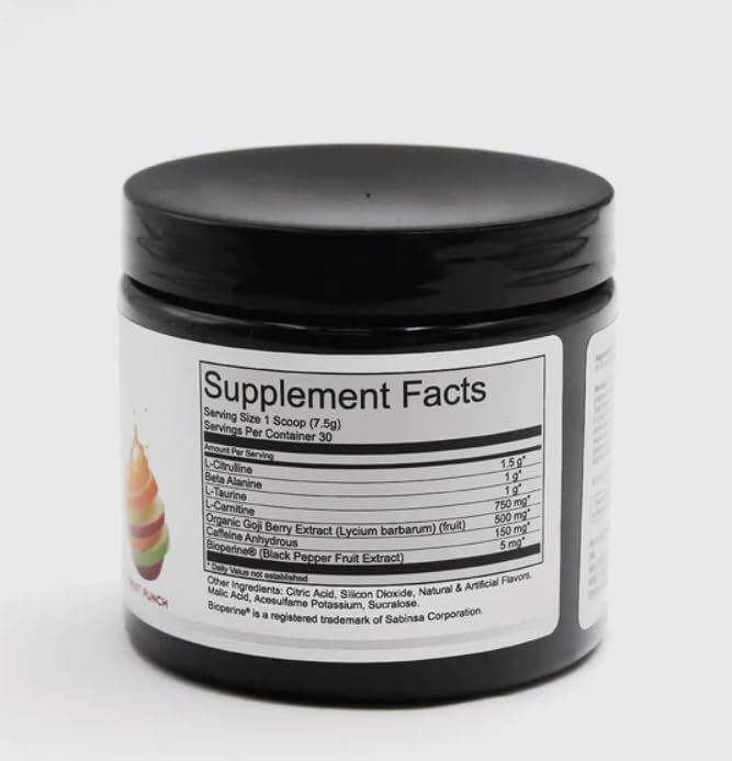 JML PreWorkout Includes GOGI Berry JML LEVITATE NUTRITION buy supplements canada
