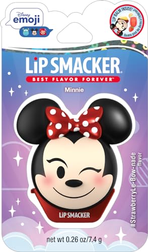 Lip Smacker Disney Minnie Mouse Emoji Lip Balm, Strawberry Lemonade Flavored, Clear, For Kids Lip Smacker buy supplements canada