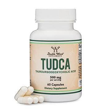 TUDCA Bile Salts Liver Support Supplement, 500mg Servings, Liver and Gallbladder Double Wood Supplements buy supplements canada