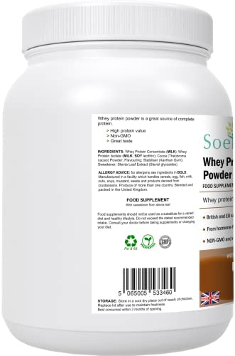 Soetik Whey Protein Powder (Chocolate Flavour) 600g Soetik buy supplements canada