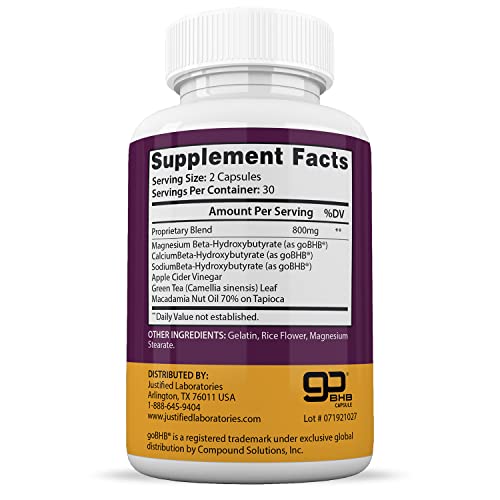 (2 Pack) Keto Advantage Keto Burn Pills Includes Apple Cider Vinegar goBHB Exogenous Justified Laboratories buy supplements canada