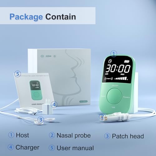 LASEPREHT Red Light Nasal Therapy Device, 650nm Red Light Device for Nose Sore Throat LASEPREHT buy supplements canada