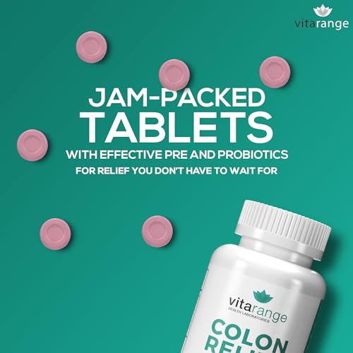 Colon Relief by VitaRange- Fast Constipation and Bloating Relief with Sunfiber Prebiotic Vita Range buy supplements canada