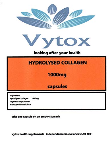 HYDROLYSED Collagen (1000MG) 365 Capsules, by vytox, Vegetarian vytox buy supplements canada