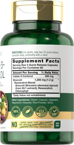 Carlyle Indole-3-Carbinol (I3C) 400mg | 120 Capsules | Advanced Formula Carlyle buy supplements canada