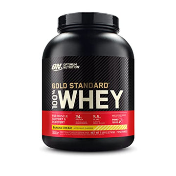 Optimum Nutrition Gold Standard 100% Whey Protein Powder, Banana Cream, 5 Pound Optimum Nutrition buy supplements canada