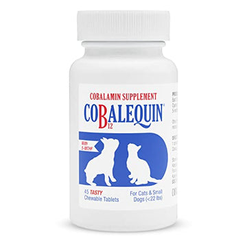 Nutramax Cobalequin B12 Supplement for Cats and Small Dogs, 45 Count (Pack of 1) Nutramax Laboratories buy supplements canada