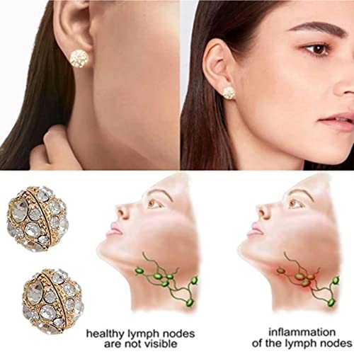 Dorina Ear Acupressure Magnetherapy Detoxi Earrings Set,Magnetic Lymphatic Cubic Zirconia Atiptu buy supplements canada