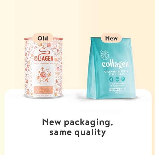 Collagen Powder with Hyaluronic Acid 400g - Collagen Peptides Supplement + Amino Acids Alpha Foods buy supplements canada