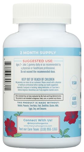 Kids Magnesium Citrate Gummies by MaryRuth's | 2 Month Supply | Sugar Free | Calm Magnesium Gummies for Kids 2+ | Bone Health | Calcium Absorption MARYRUTH'S buy supplements canada