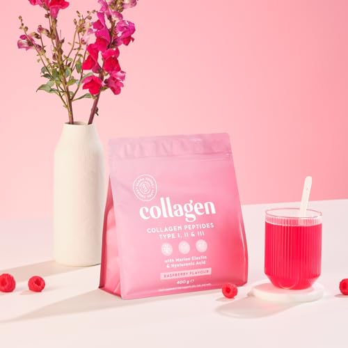 Collagen Powder with Hyaluronic Acid 400g - Premium Bovine Collagen Type I, II, III Alpha Foods buy supplements canada
