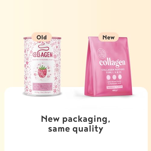 Collagen Powder with Hyaluronic Acid 400g - Premium Bovine Collagen Type I, II, III Alpha Foods buy supplements canada
