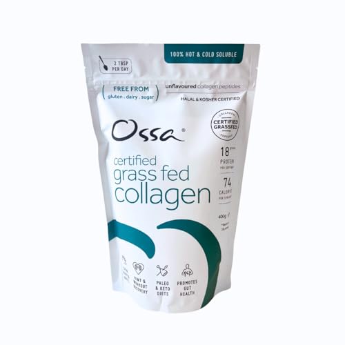 Ossa Certified Grassfed Collagen Peptides Powder-Supplement for Joint, Gut, Hair, Skin & Nails Ossa buy supplements canada