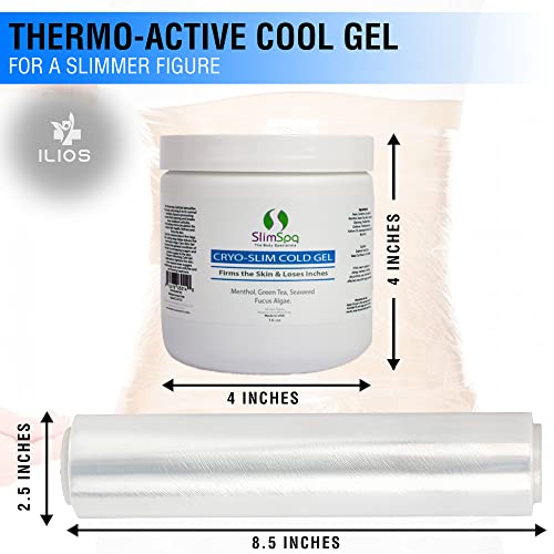 SlimSpa Cyro-Slim Cold Gel With Ilios Wrap - Skin Firming & Tightening Cryo Gel Solution ILIOS buy supplements canada