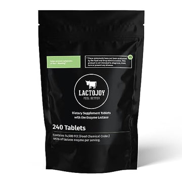 LactoJoy Lactase Pills I 240 Pieces Refill Package I Powerful Lactase Enzymes for Lactose LactoJoy buy supplements canada