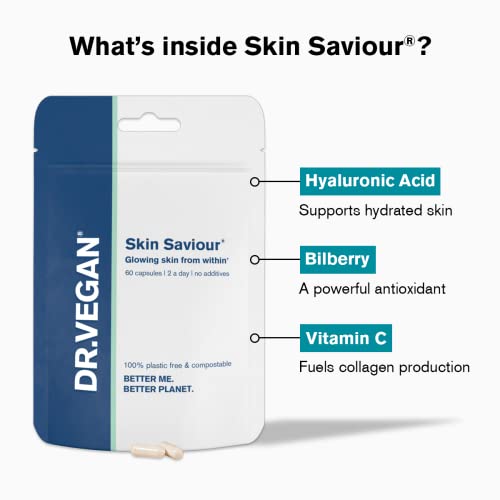DR.VEGAN Skin Saviour | Fuel Collagen Naturally | Collagen Alternative | 60 Capsules dr vegan buy supplements canada