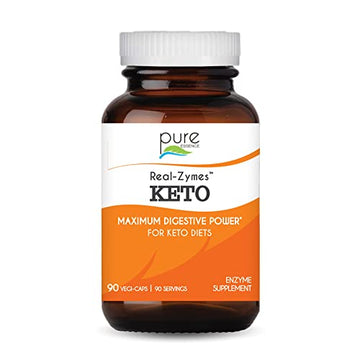 Real-Zymes™ KETO Digestive Enzymes Supplement with Probiotics for Better Digestion PURE ESSENCE LABS buy supplements canada