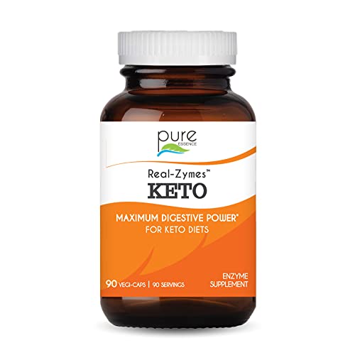 Real-Zymes™ KETO Digestive Enzymes Supplement with Probiotics for Better Digestion PURE ESSENCE LABS buy supplements canada