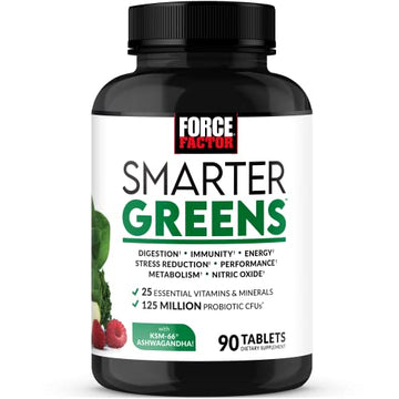 FORCE FACTOR Smarter Greens Tablets, Greens Supplement with 25+ Superfoods and Antioxidants Force Factor buy supplements canada
