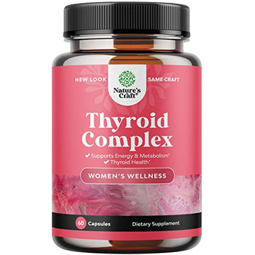 Advanced Thyroid Support for Women with Ashwagandha - Adaptogenic Thyroid Supplement Natures Craft buy supplements canada