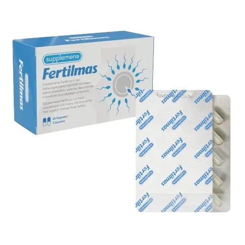 Fertilmas Natural Fertility Support for Men | L-Carnitine, Zinc, Vitamin D3, and Folic Acid | Couples TTC Supplement for Reproductive Health | Supplemena buy supplements canada