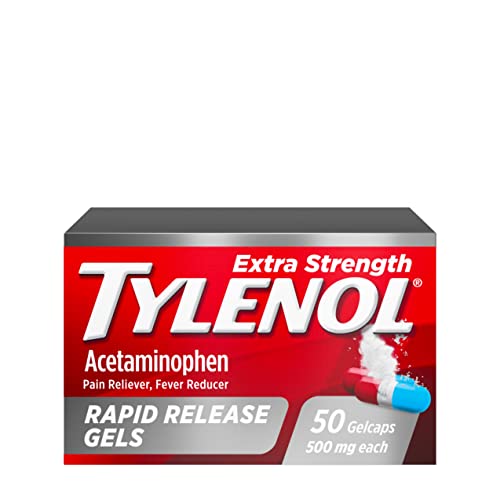 Tylenol Extra Strength Acetaminophen Rapid Release Gels for Pain & Fever, 50 Count Tylenol buy supplements canada