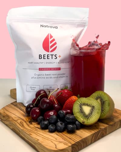 Natrava Beets+ | Organic Beet Root Powder, Vitamins, and Prebiotics | Supports Healthy Natrava buy supplements canada