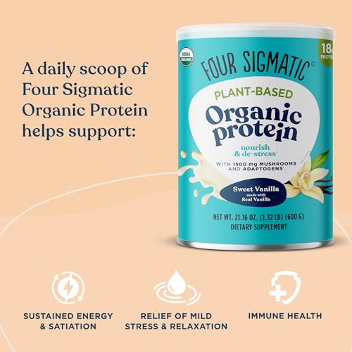 Four Sigmatic Organic Vegan Protein Powder | 18g Plant-Based Protein per Serving Four Sigmatic buy supplements canada