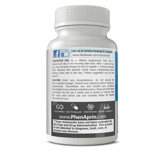PhenAprin XR Maximum Strength Appetite Suppressant Diet Pills - 2-Pack, Metabolism Boosting SutraHealth buy supplements canada