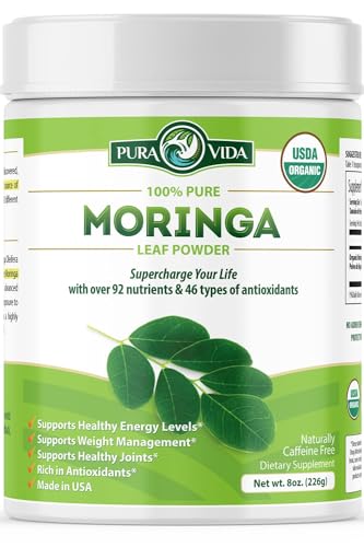 PURA VIDA MORINGA Moringa Powder Organic Single Origin - Premium 100% Leaf Powder PURA VIDA MORINGA buy supplements canada