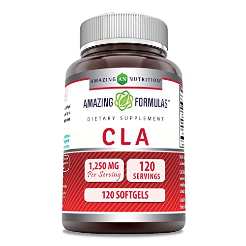 Amazing Formulas CLA | Conjugated Linoleic Acid Supplement | 1250 Mg | 120 Softgels Amazing Nutrition buy supplements canada
