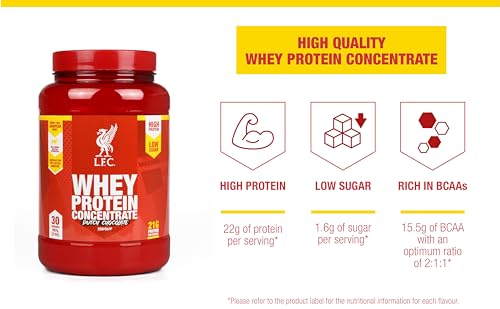 LFC Whey Protein Powder Dutch Chocolate Flavour 908g 15.5g Naturally-Occurring BCAAs Vector Consumer buy supplements canada