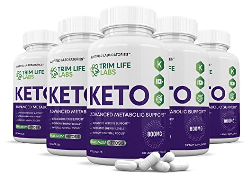 (5 Pack) Trim Life Labs Keto Pills Includes Apple Cider Vinegar Patented goBHB® Exogenou Justified Laboratories buy supplements canada