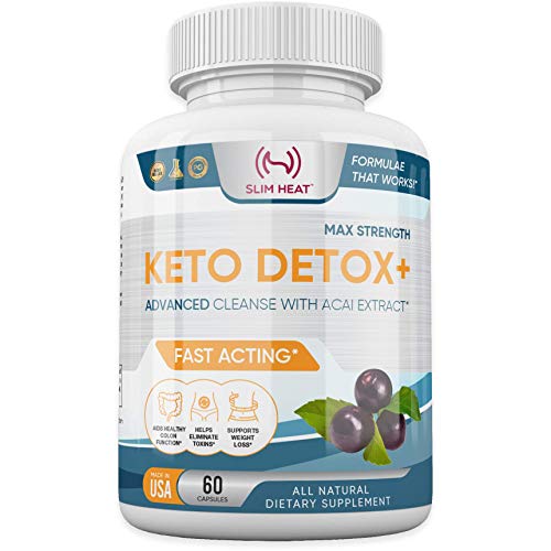Advanced Keto Colon Cleanser & Detox for Weight Loss - Aids Healthy Colon Function Slim Heat buy supplements canada