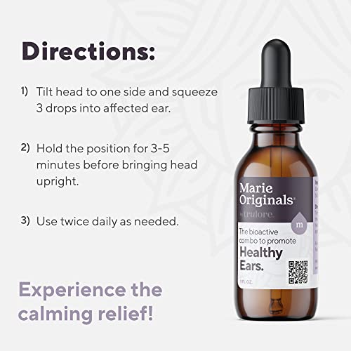 Marie Originals Organic Ear Oil for Ear Infections All Natural Eardrops Marie Originals buy supplements canada