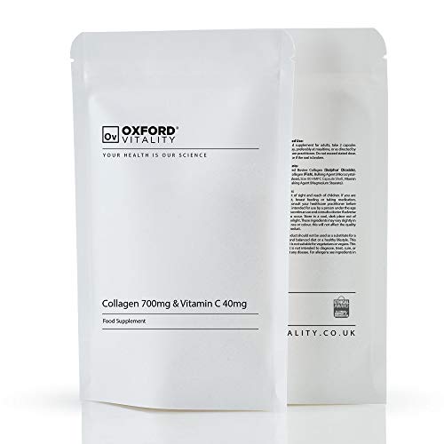 Collagen and Vitamin C Capsules | High Strength and Quality | Oxford Vitality (365) Ov OXFORD VITALITY buy supplements canada