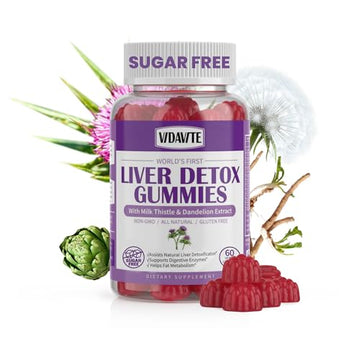 VIDAVITE Sugar-Free Liver Cleanse Detox & Repair Gummies — 1500mg Silymarin Milk VIDAVITE buy supplements canada