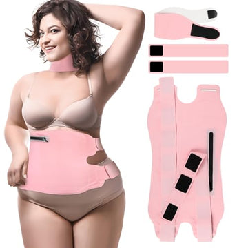 Fshyos Upgrade Castor Oil Wrap Plus Size Kit with Unrefined Castor Oil for Liver Detox Fshyos buy supplements canada
