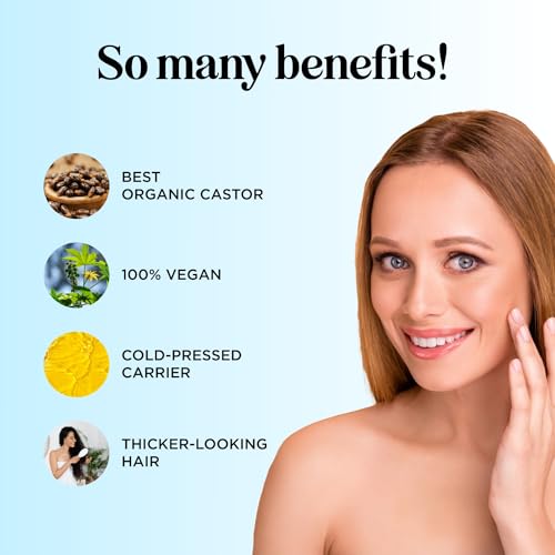 Hexane Free Organic Castor Oil - USDA Organic Castor Oil for Body Detox Hair Growth & Skin Care Maple Holistics buy supplements canada